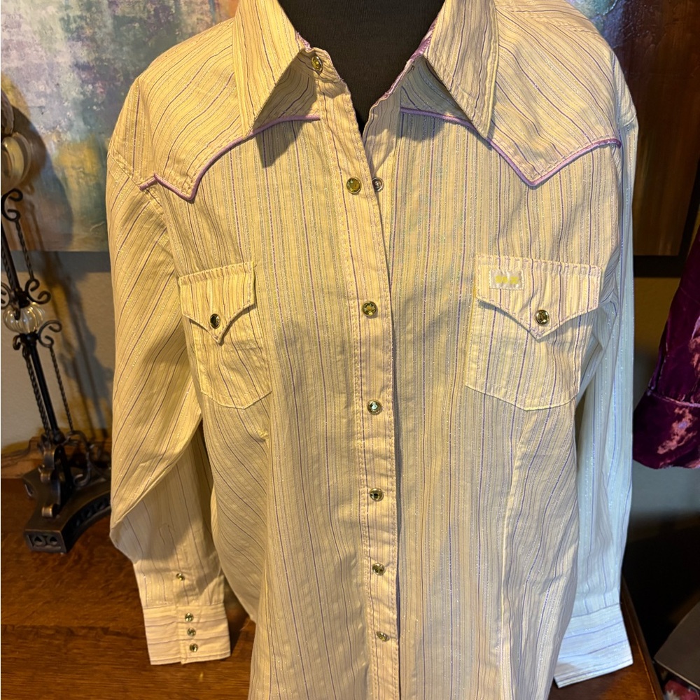 Striped Western Twenty X Ultra Fit Button-Up Shirt XL